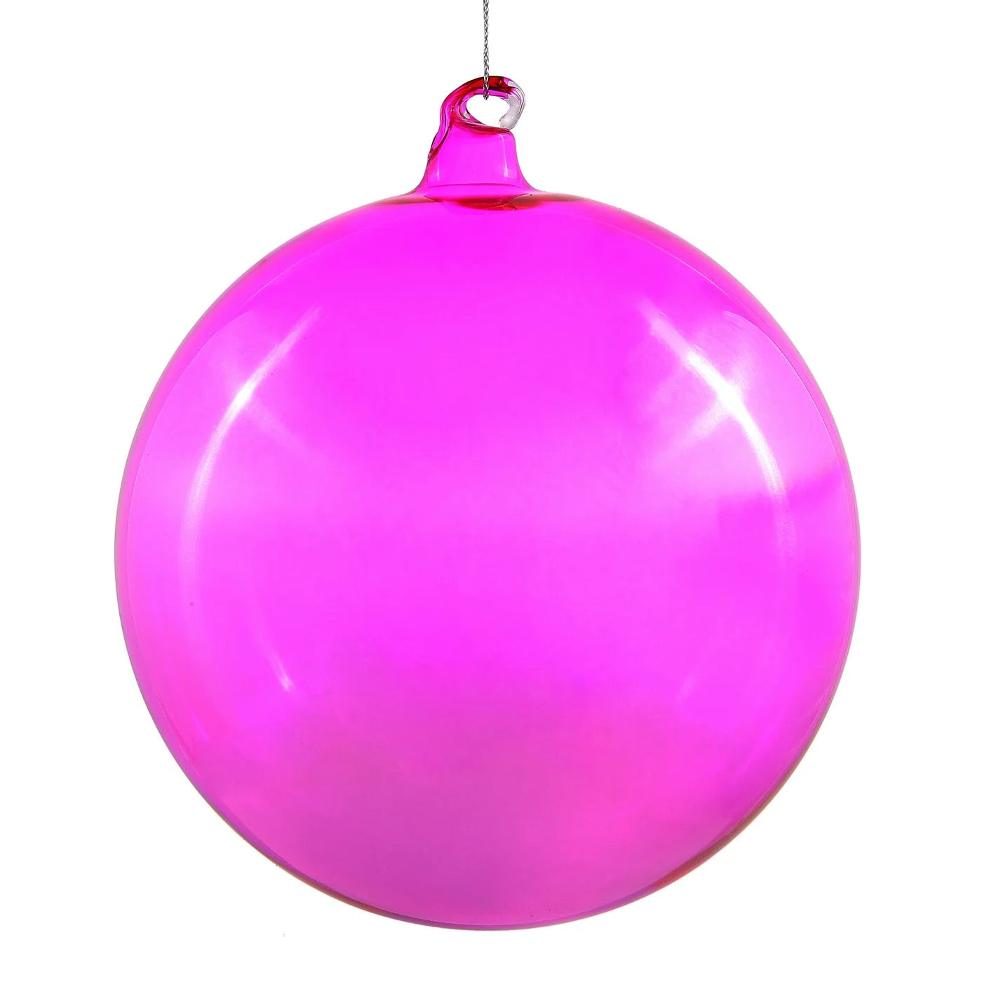 Winward Bottle Ball Ornament Fuchsia