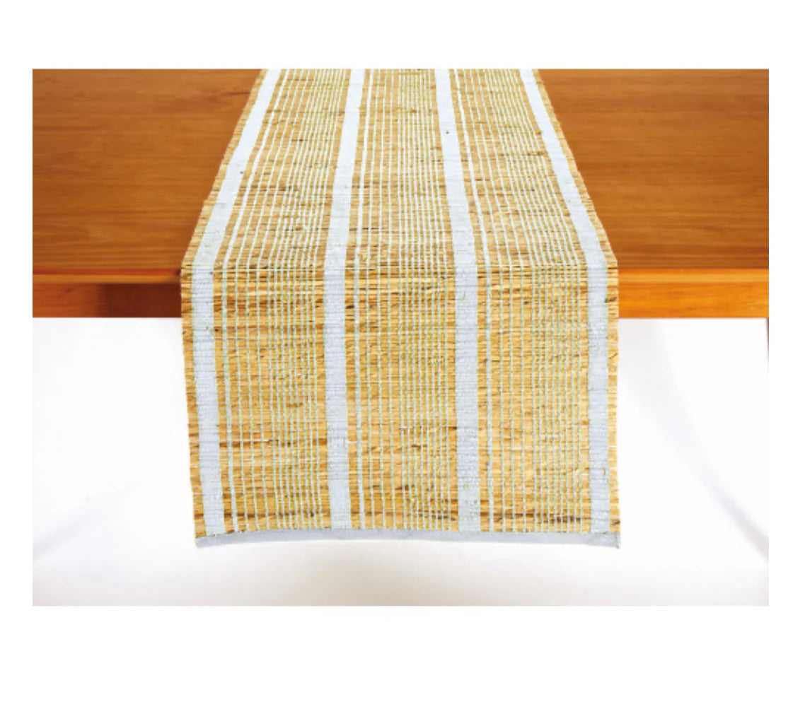 Mist Banana Leaf Table Runner