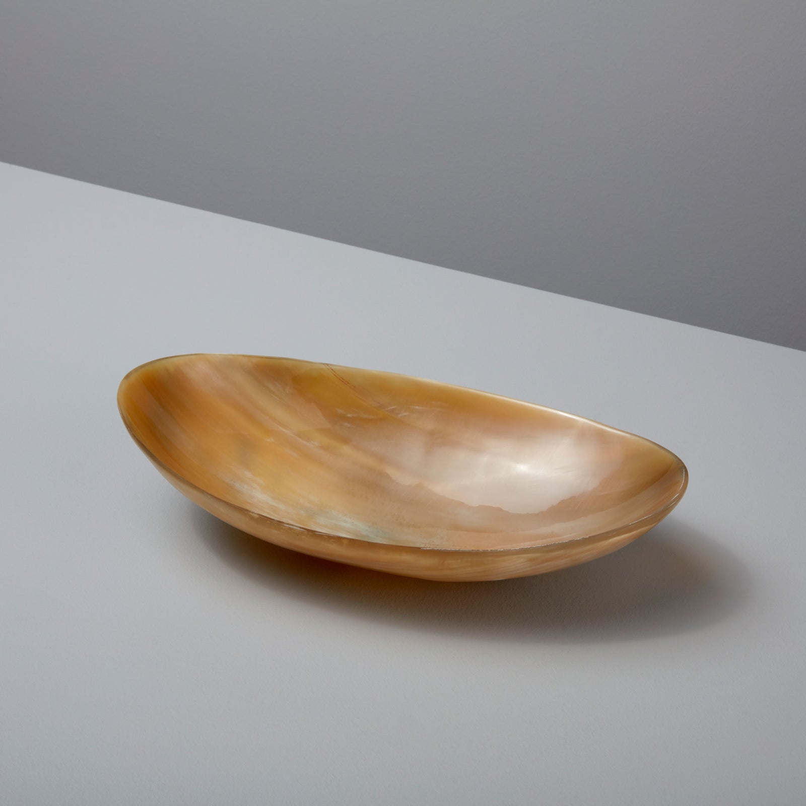 Horn Oval Bowl, Large