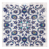 Nicolette Mayer - BOSPHORUS BLUE WHITE 18X18 ACRYLIC TRAY