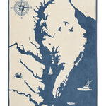 ChappyWrap - Chesapeake Bay Map Blanket