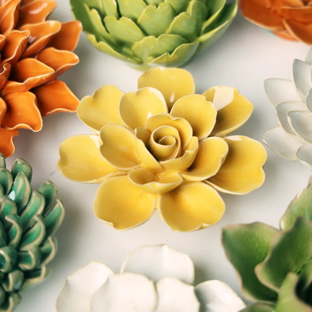 Chive English Garden Burnt Yellow Tahitian Gardenia