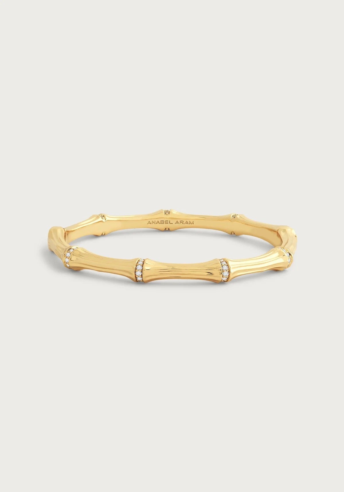 Anabel Aram Bamboo Hinged Bangle