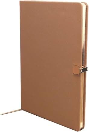 Addison Ross Notebook A4 Tan and Gold