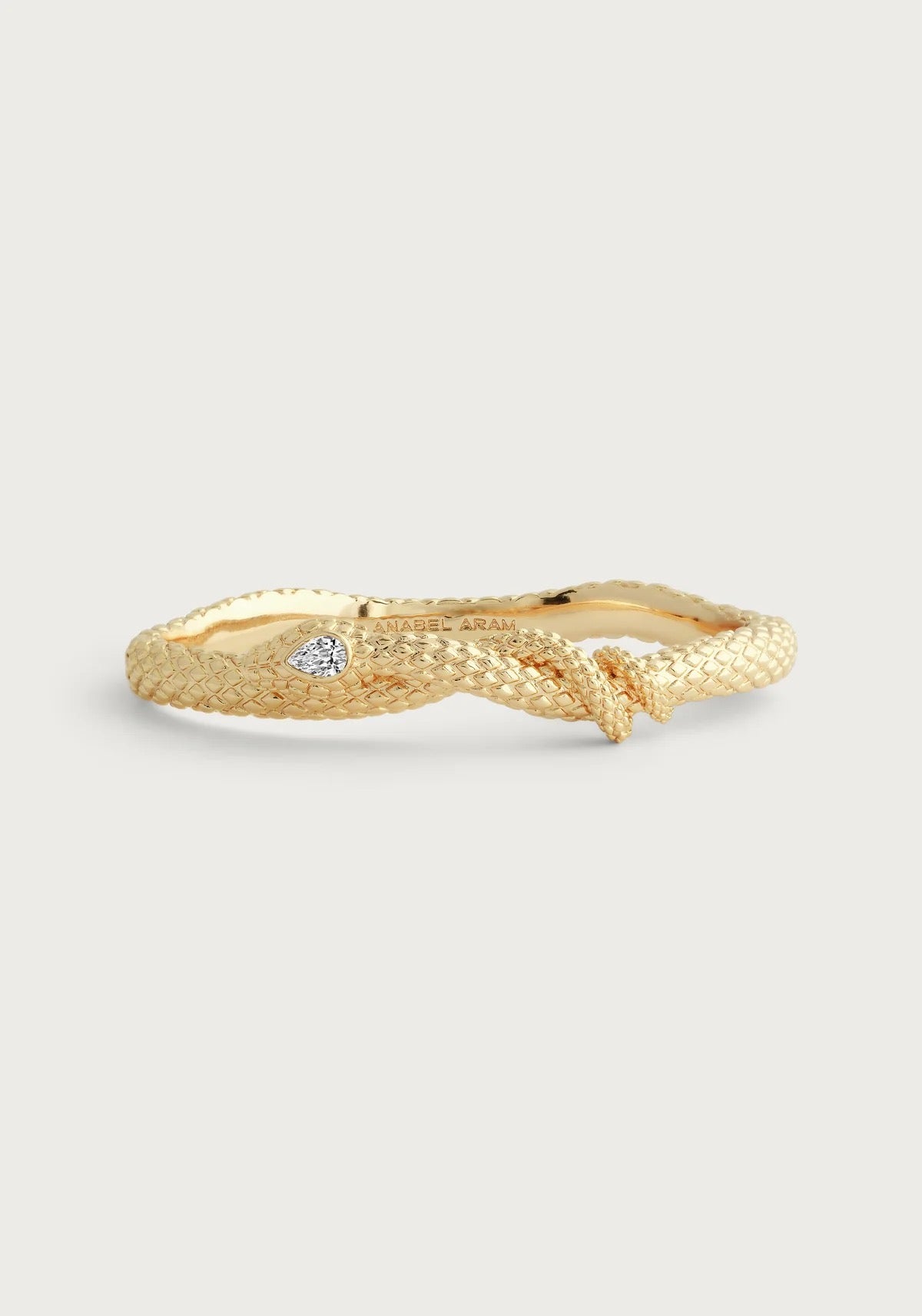 Anabel Aram Serpent Hinged Bangle