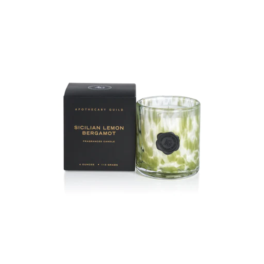 Apothecary Guild  Opal Glass Mini Candle Sicilian Lemon Bergamot