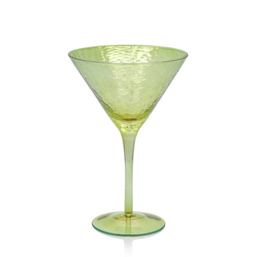 Aperitivo Martini Glass Luster Green