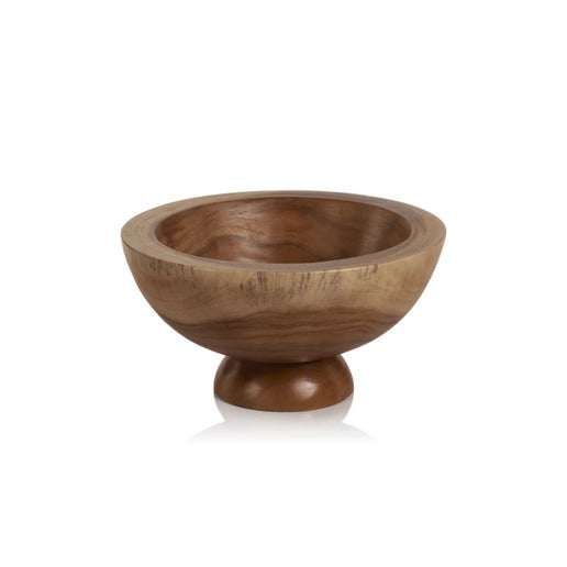 Alpina Wooden Footed Bowl Small