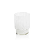 Amalfi Tortoise Glassware White Tumbler 12oz