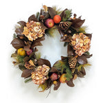 Winward Hydrangea/Magnolia Leaf Wreath 24"