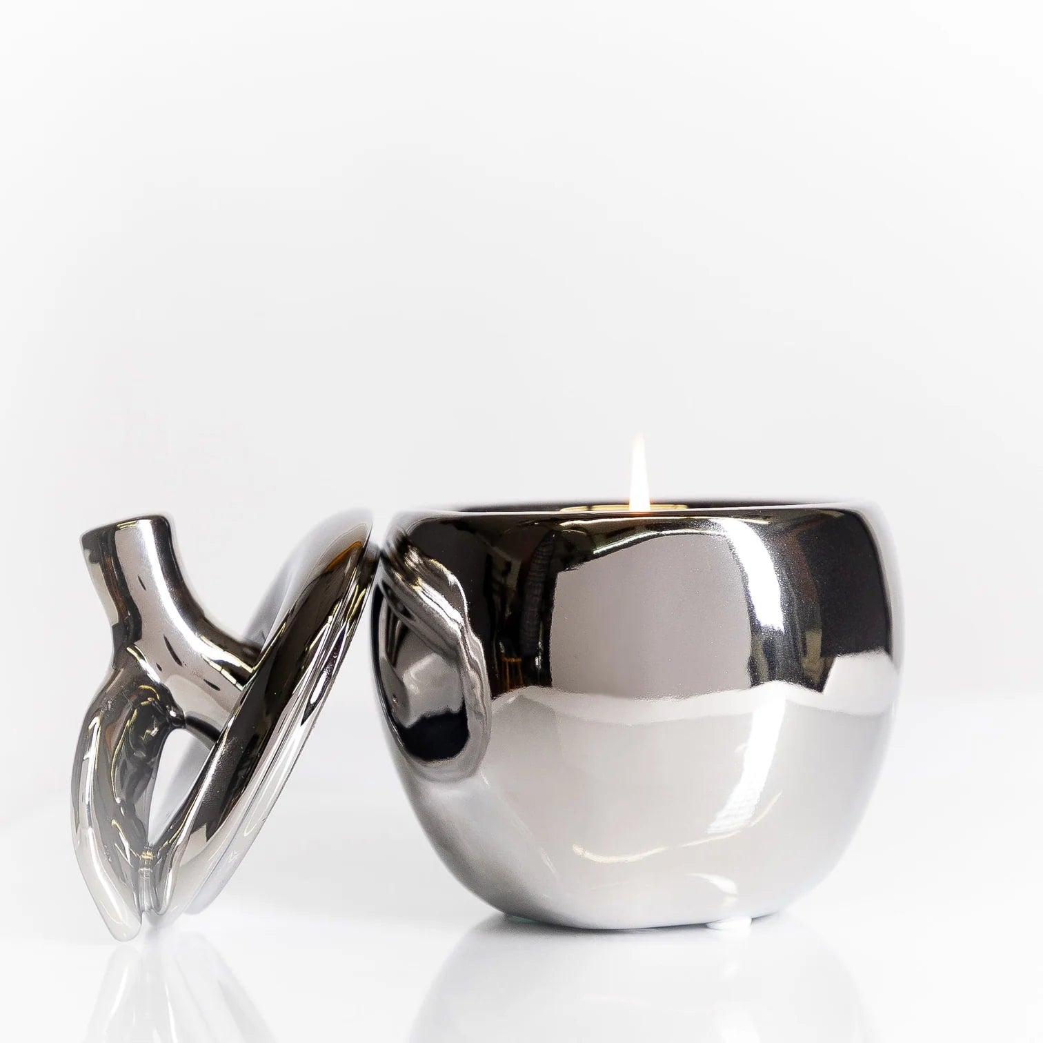 Thompson Ferrier Silver Malus Apple Candle