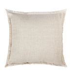 Natural Beige Fringe So Soft Linen Pillows