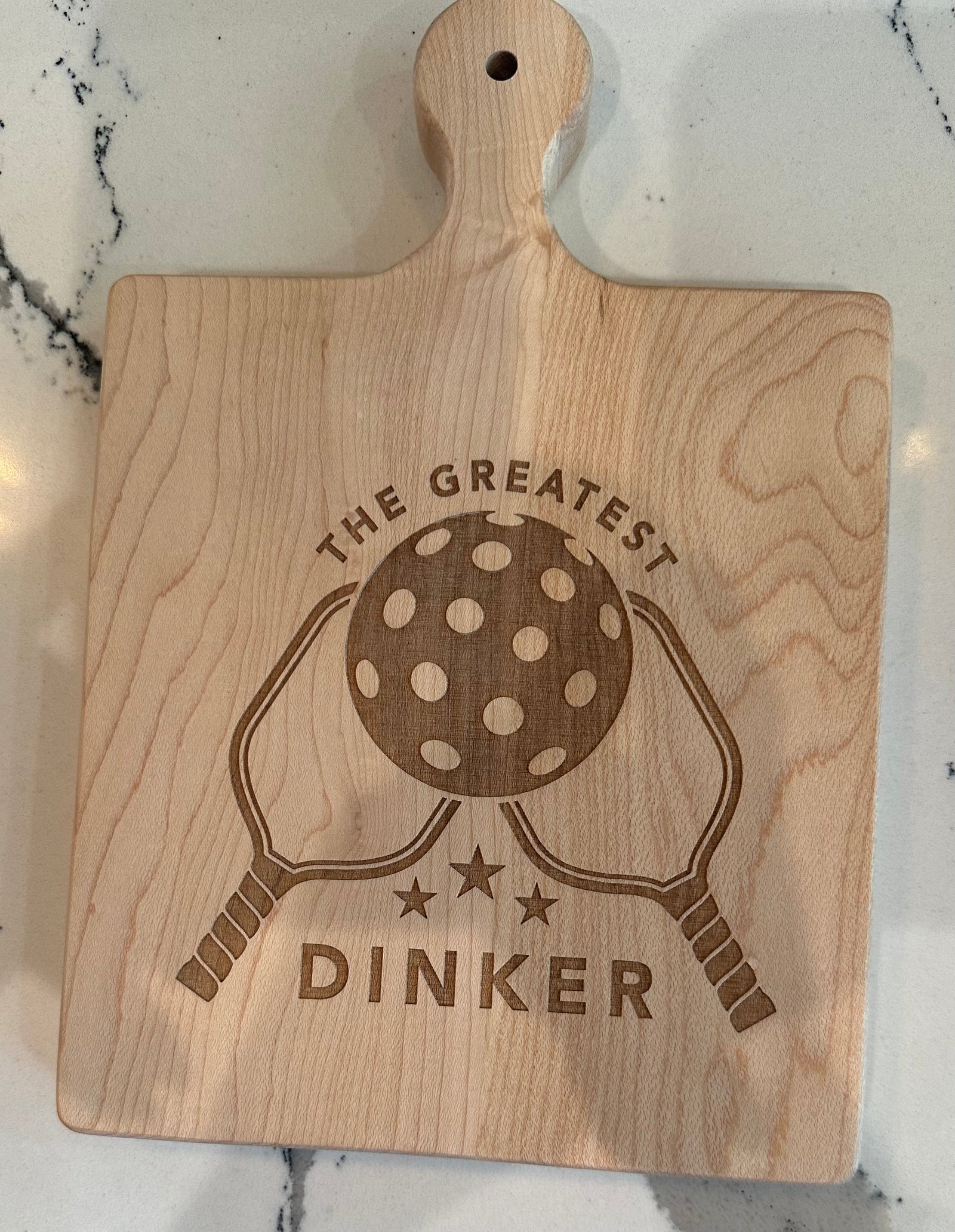 Artisan Maple Paddle Board | The Greatest Dinker | 9" x 6"