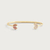 Anabel Aram Butterfly Pink Pave Bangle