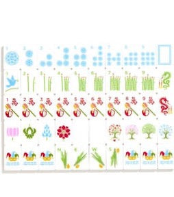 Mahj Chagim Tile Set for Jewish Mah-Jong