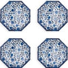 Chinoiserie Touch Octagonal Dinner Plate - Set of 4