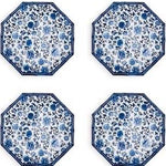 Chinoiserie Touch Octagonal Dinner Plate - Set of 4