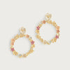 Anabel Aram Wildflowers Gathered Hoop Earrings