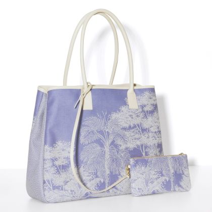 Le Jacquard Francais Paysage Blue Shoulder Bag