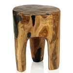 Balu Rucu Wood Round Stool