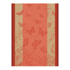 Le Jacquard Francais Jardins Des Papillons Pink Tea Towel