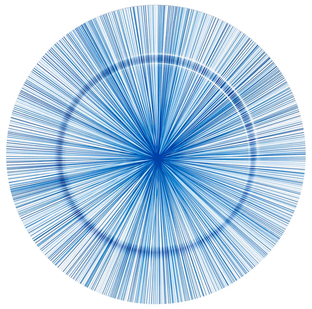 Tisch New York Plate, Birchwood (Blue Multi)