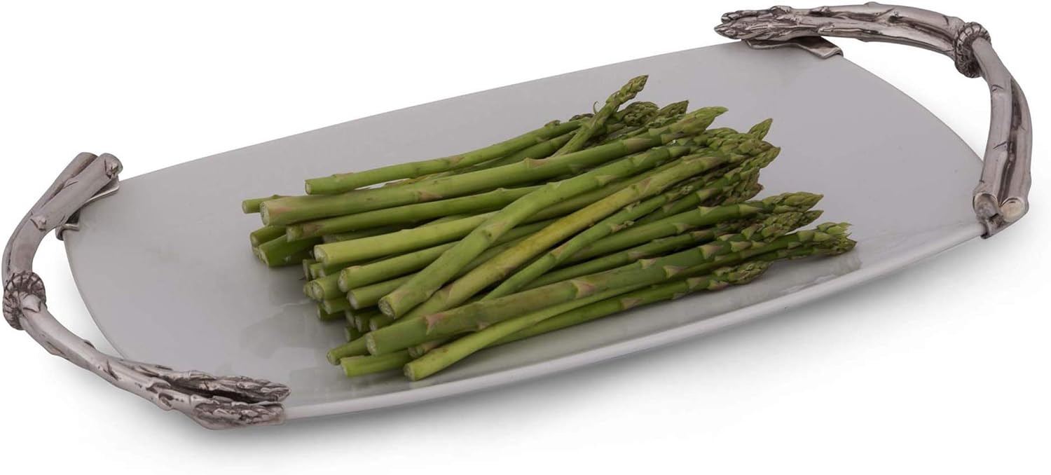 Asparagus Stoneware Platter