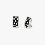Brackish Blackwood Village Stud Earring Silver