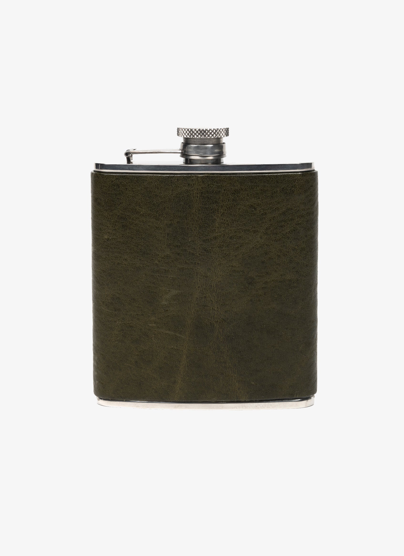 Moore & Giles Leather Wrapped Flask