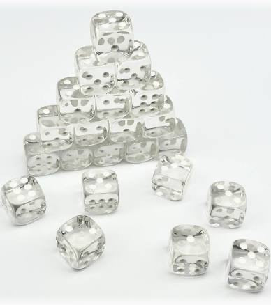 Mahj Clear Dice for Mah-Jong