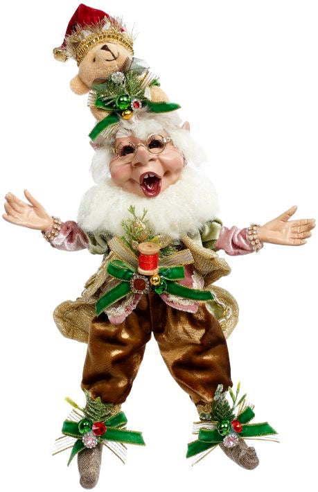Mark Roberts Teddy Bear Elf, Small - 11.5 inches