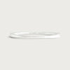 Anabel Aram Farrier Thin Hinged Bangle, Silver