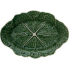 Bordallo Pinheiro Green Cabbage Leaf Small Oval Platter