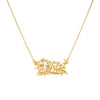 Capucine De Wulf Gold Meadow Cluster Necklace 16" + 2"