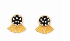 Brackish Large Fan Earring