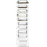 Florence Crystal Candle Holder - Stacked