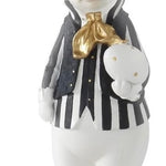 Black & Gold Resin Easter Bunnies 9.75"
