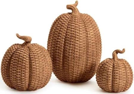 Basket Weave Pumpkin