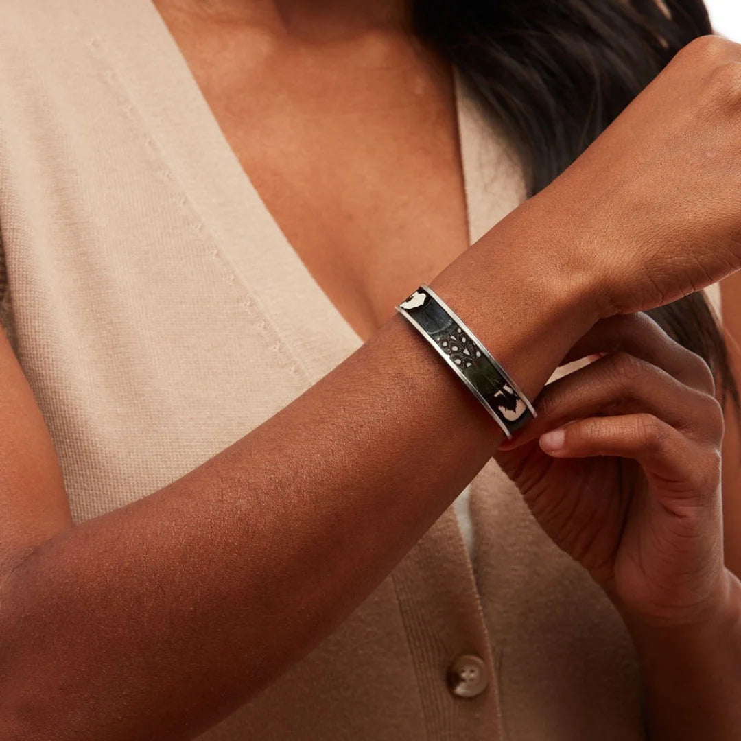 Brackish Dockside Thin Cuff Silver