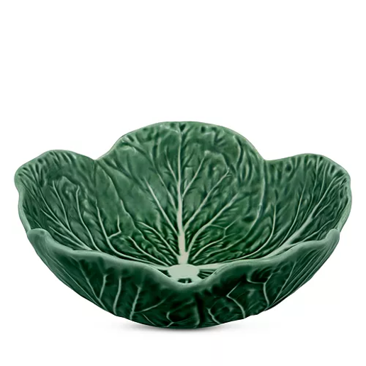 Bordallo Pinheiro Green Cabbage Leaf Cereal Bowl