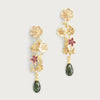 Anabel Aram Wildflowers Stone Drop Earrings