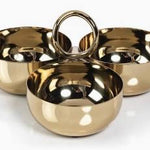 Aperitifs Cocktail Condiment Bowl Set - Polished Gold