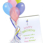 Stevie Streck Fly Away with Glitter Birthday Card