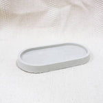 Concrete Decorative Tray Gray