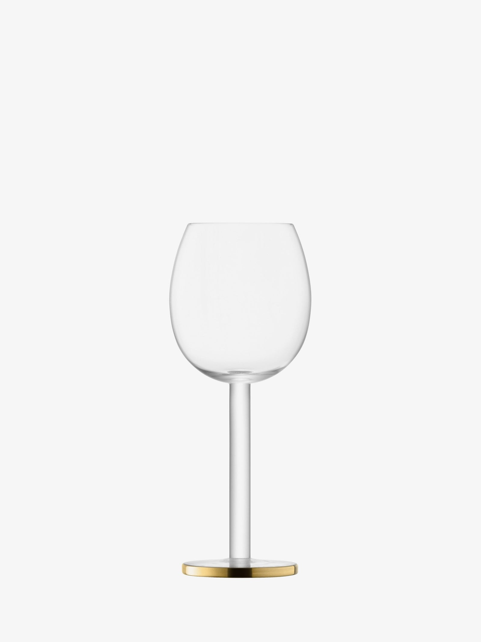 LSA International Luca Wine Glasses 10oz gold, Set of 2