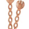 Twisted Wood Serving Set