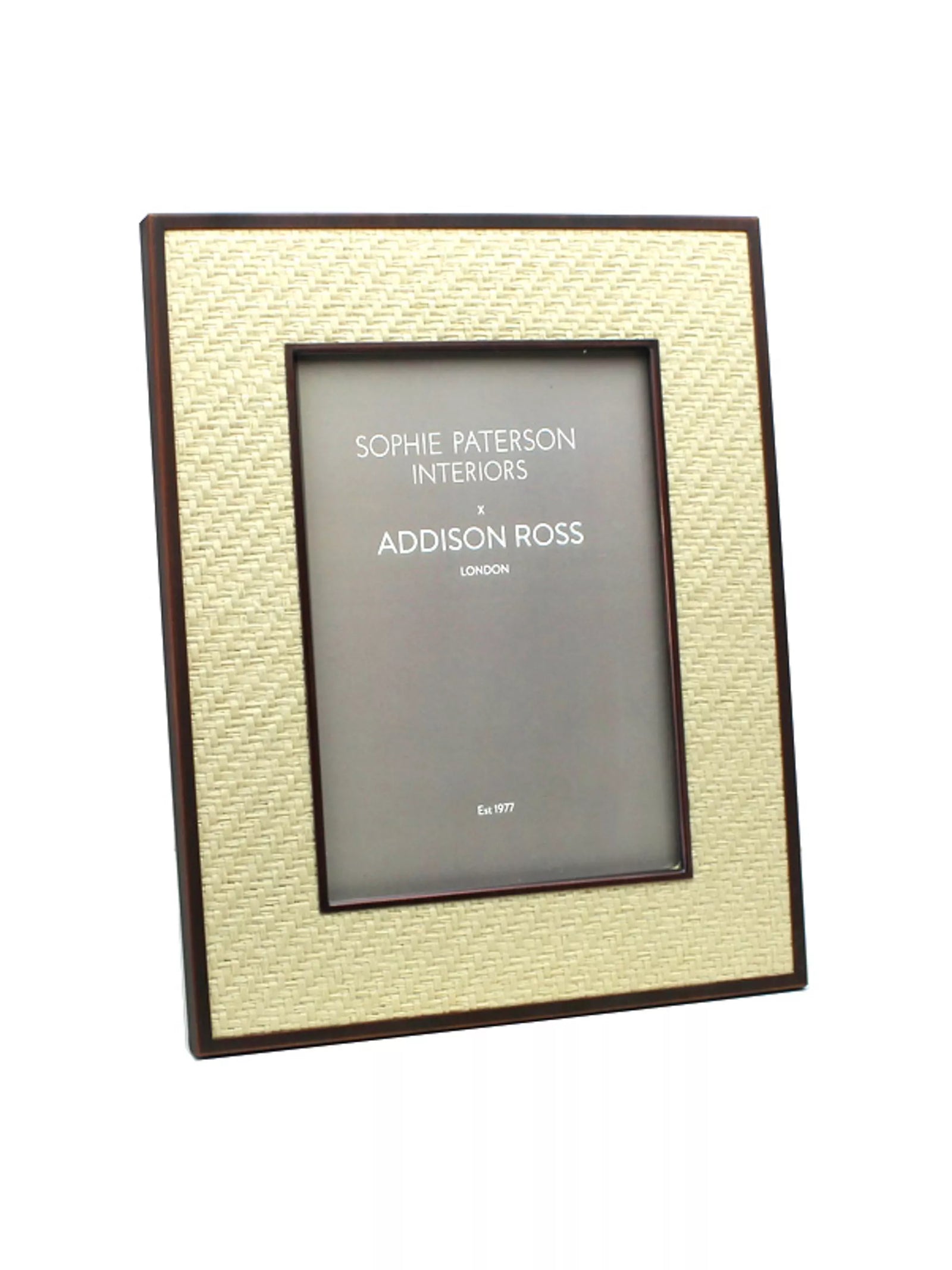 Addison Ross Faux Rattan Cream Frame 8x10