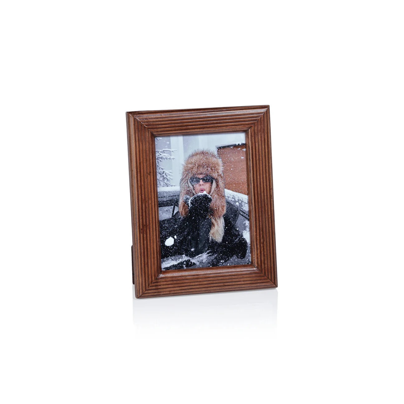 Alpenloge Leather Photo Frame 5x7