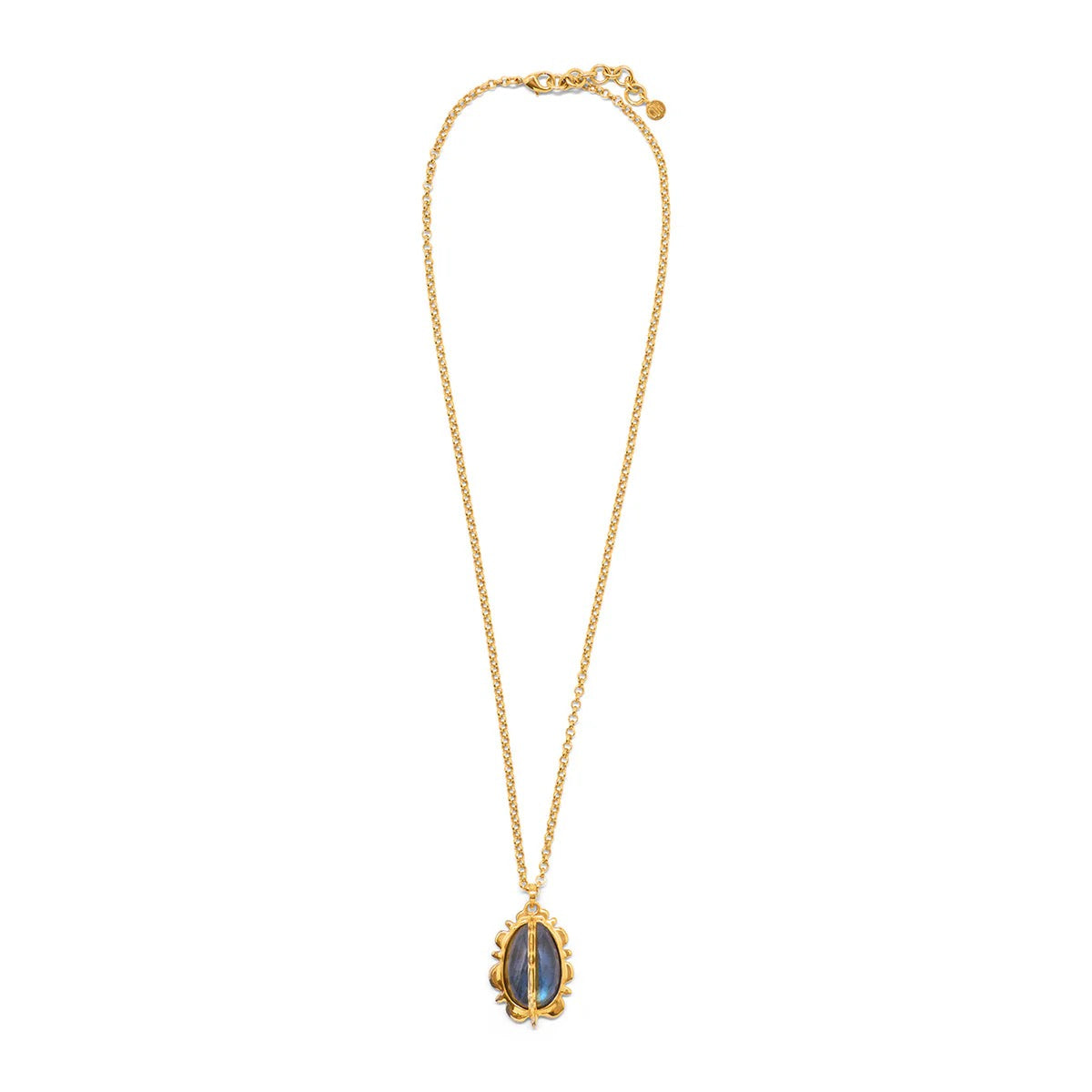 Capucine De Wulf Bliss Necklace, 19"+2" - Blue Labradorite