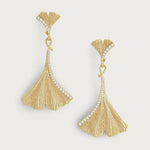 Anabel Aram Ginkgo Large Drop Earrings